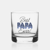 Verre À Whisky Le meilleur papa jamais (Recto)
