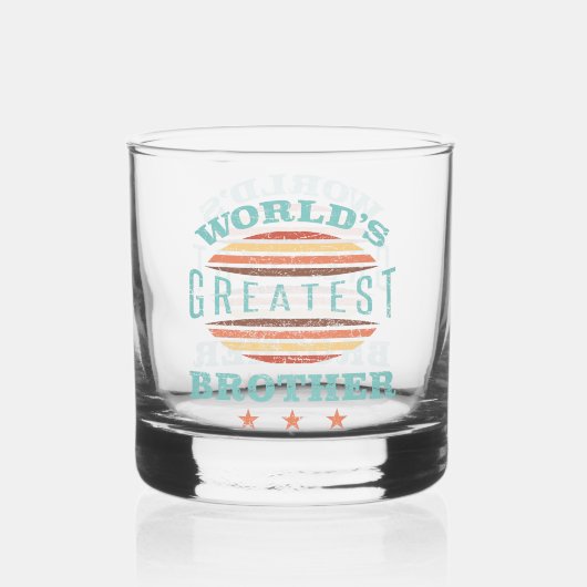 Verre À Whisky Le plus grand frère du monde (Recto)