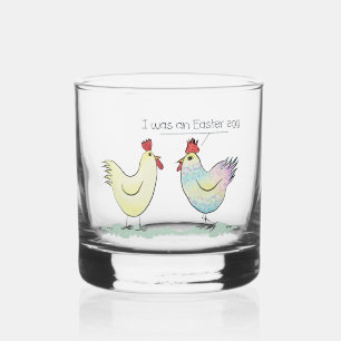 Verre À Whisky Le poulet drôle était un oeuf de Pâques