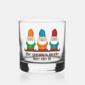 Verre À Whisky Les Gnomes M'Ont Fait Le Faire (Recto)