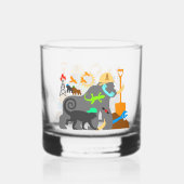 Verre À Whisky Les gorilles au travail (Verso)