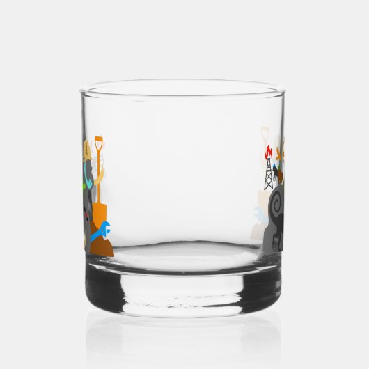 Verre À Whisky Les gorilles au travail (Gauche)