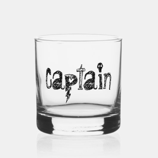 Verre À Whisky Lettre du capitaine (Recto)