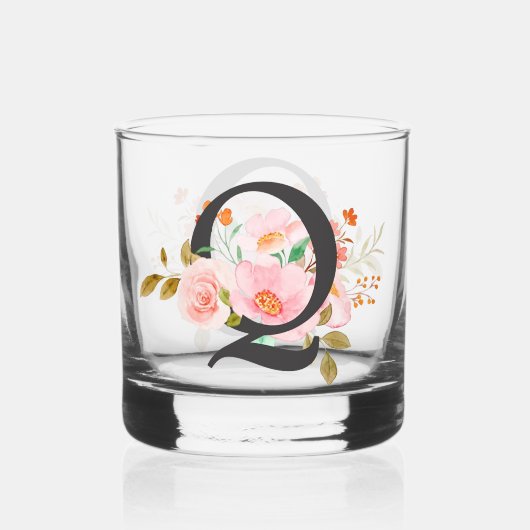 Verre À Whisky Lettre Q (Recto)