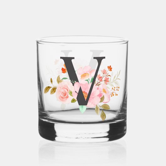 Verre À Whisky Lettre V (Recto)