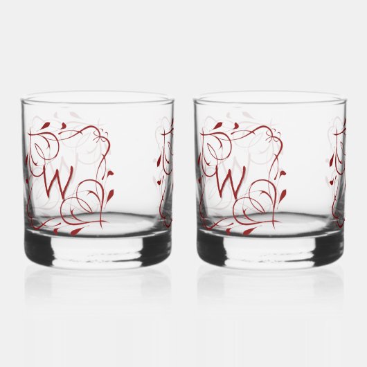 Verre À Whisky Lettres d'amour (Recto)