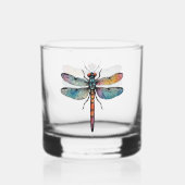 Verre À Whisky Libellule Colorée (Verso)