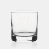 Verre À Whisky Live Laugh Love Faux Gold Letting (Verso)