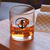 Verre À Whisky Logo d'Ancre de bateau moderne