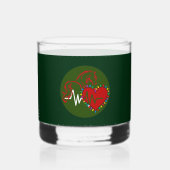 Verre À Whisky Logo de Noël à options multiples (Recto)