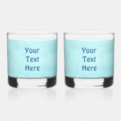 Verre À Whisky Loup Bleu Sur Neige (Verso)