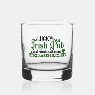 Verre À Whisky Lucky Irish pub trver St. Patricks Day