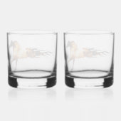 Verre À Whisky Lunettes de Whiskey pour Cheval-Feu (Verso)
