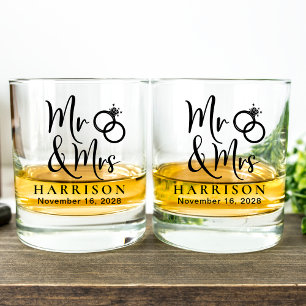 Verre À Whisky M. Mme Mariage