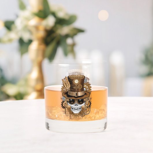 Verre À Whisky Machine rétro Voodoo à vapeur crâne (Insitu (Mariage))