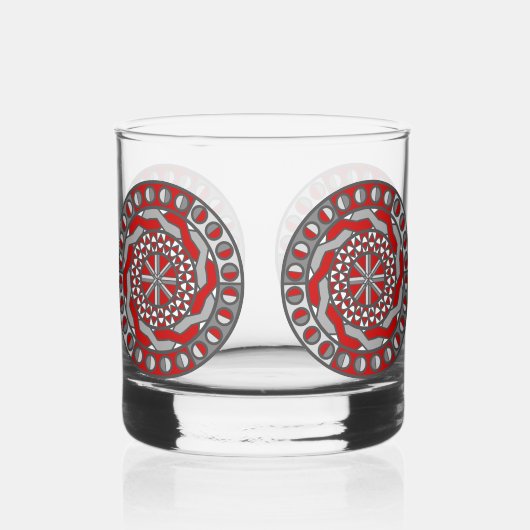 Verre À Whisky Machines rouges (Recto)