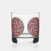 Verre À Whisky Machines rouges (Verso)