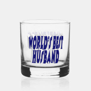 Verre À Whisky Mari avec moitié bleu foncé