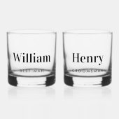 Verre À Whisky Mariage Best Man Groomsman (Recto)