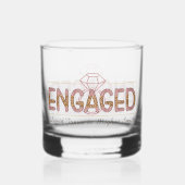 Verre À Whisky Mariage des noms d'ajout mûr Engagé (Verso)