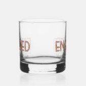 Verre À Whisky Mariage des noms d'ajout mûr Engagé (Gauche)