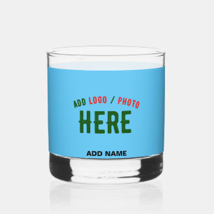 VERRE À WHISKY MARQUE VÉRIFIÉE SKY BLEU MODERNE ET MODERNE