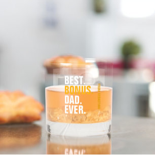 Verre À Whisky Meilleur Papa Supplémentaire Personnalisé avec Pho