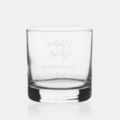Verre À Whisky Mère de la mariée (Verso)