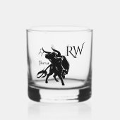 Verre À Whisky Mighty Taurus the Bull Zodiac Monogramme (Recto)