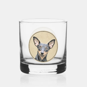 Verre À Whisky Miniature Pinscher Peinture mignonne Chien Art ori