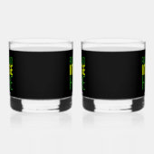 VERRE À WHISKY MODÈLE DE TEXTE D'IMAGE NOIRE SIMPLE ET MODERNE (Gauche)