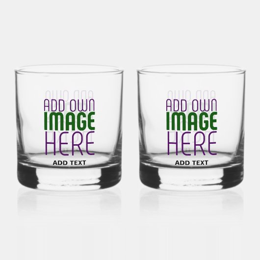 VERRE À WHISKY MODÈLE DE TEXTE D'IMAGE SIMPLE ET CLAIR MODERNE (Recto)