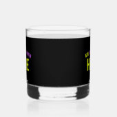 VERRE À WHISKY MODERNE ET MODERNE PERSONNALISABLE NOIR VÉRIFIÉ (Droite)