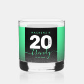 Verre À Whisky Moderne Mint Green 20 et tendance (Recto)