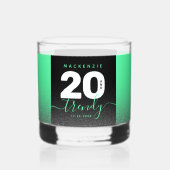 Verre À Whisky Moderne Mint Green 20 et tendance (Verso)
