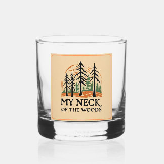 Verre À Whisky Mon cou des Lunettes Whisky Woods