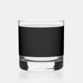 Verre À Whisky Monogram Whiskey Glass noir et blanc (Verso)