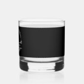 Verre À Whisky Monogram Whiskey Glass noir et blanc (Gauche)