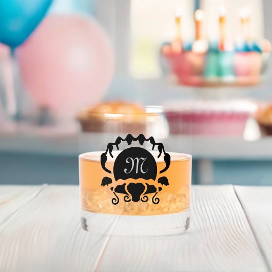 Verre À Whisky Monograme de Black Clam (Insitu (Baby Shower))