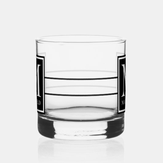 Verre À Whisky Monogramme (Droite)