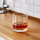 Verre À Whisky Monogramme classique Nom initial