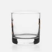 Verre À Whisky Monogramme Clydesdale Ébauche Cheval ferme animale (Gauche)