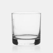 Verre À Whisky Monogramme de bloc (Gauche)
