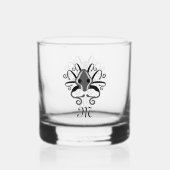 Verre À Whisky Monogramme de calmar gris (Verso)