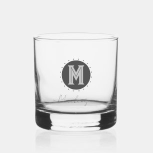Verre À Whisky Monogramme initial