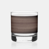Verre À Whisky Monogramme Whiskey Glass Bois rustique (Verso)