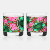 Verre À Whisky Motif Rose du désert (Verso)