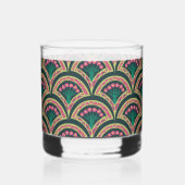 Verre À Whisky motif vert en forme de coque (Gauche)