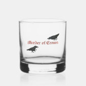 Verre À Whisky Murder of Crows (Recto)