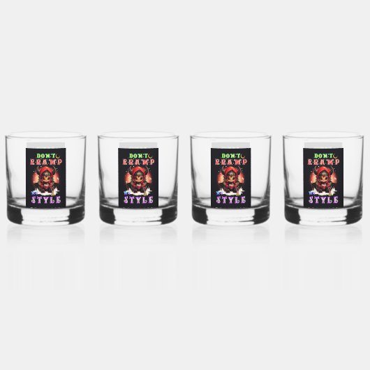Verre À Whisky Ne bride pas mon style (Recto)